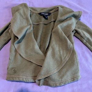 Ralph Lauren girls Khaki Green wrap. Size 2